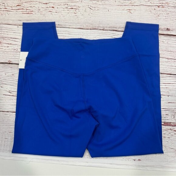 NWT Lululemon Wunder Under SmoothCover Tight 25" in Cerulean Blue Sz 12 - Picture 8 of 10